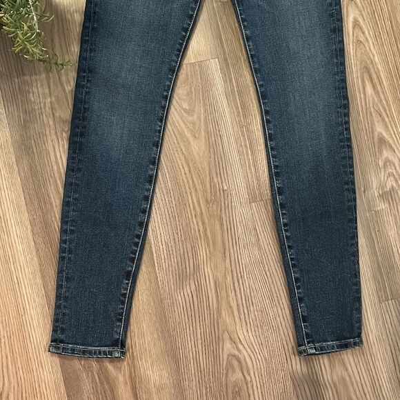 PREMIUM EDWIN PIXIE MID RISE SKINNY JEANS IN DARKER WASH SIZE 24 FROM EVEREVE - Picture 5 of 9